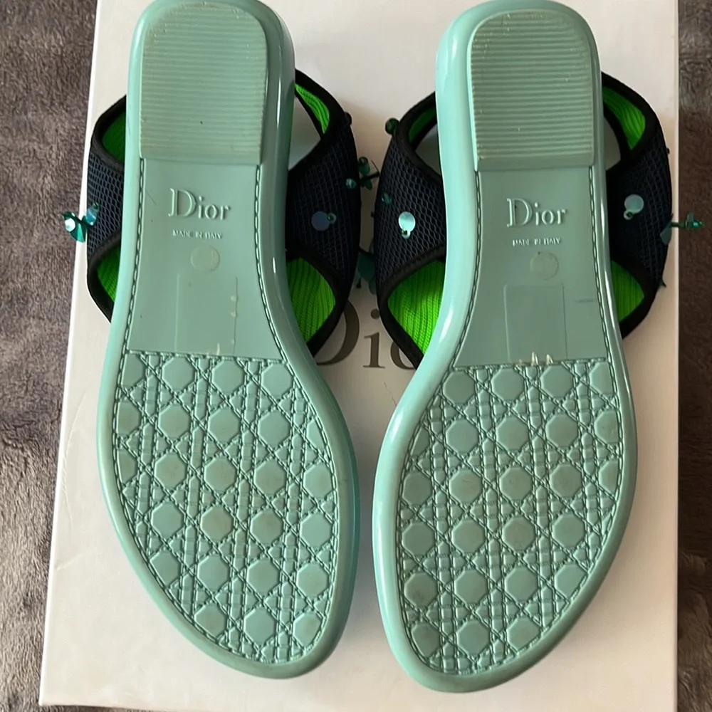 DIOR sandals Sunset thong $495 size 9,5 - Picture 5 of 11